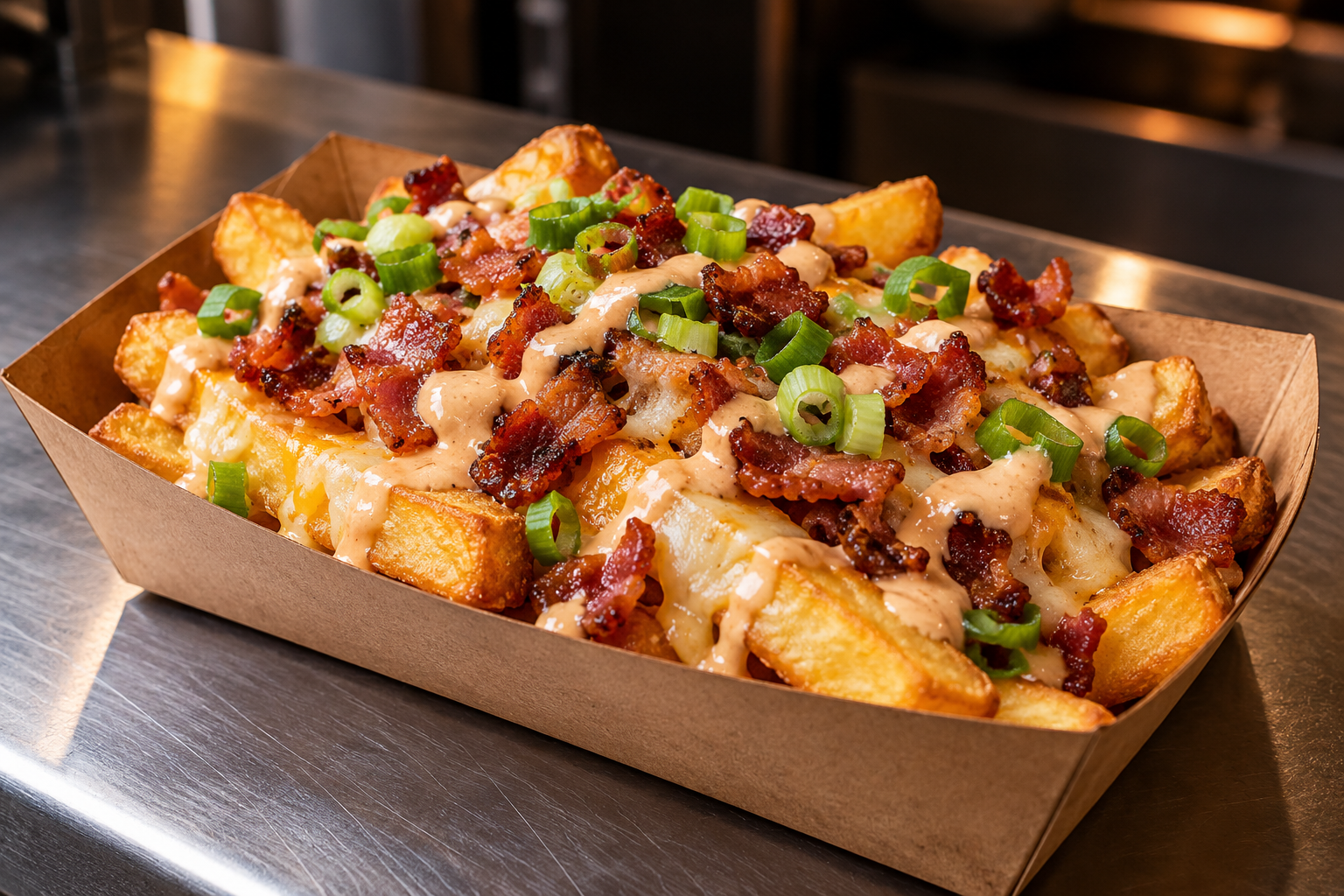 Illustrative tray of loaded chips